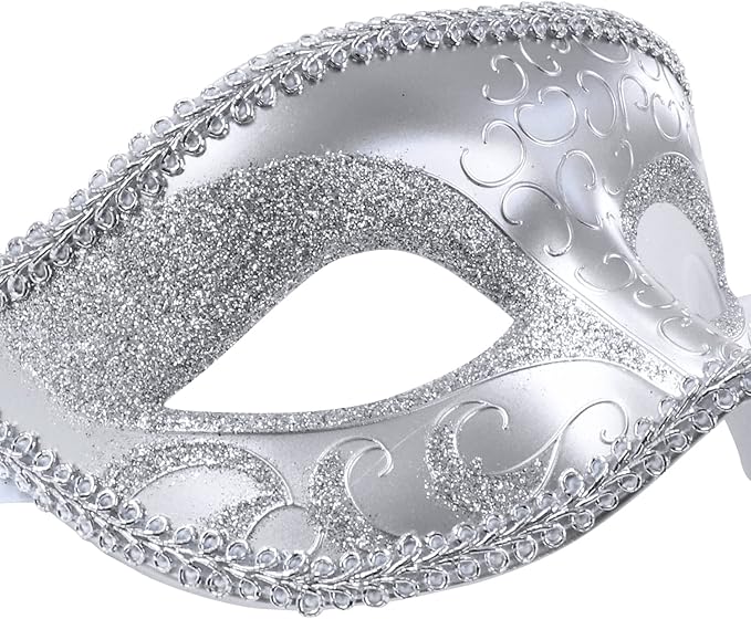 Coddsmz Couple Masquerade Mask Set - Venetian & Mardi Gras Mask for Women & Men