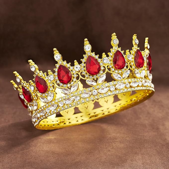 Queen Crown Rhinestone Wedding Crowns and Tiaras for Women Costume Party Hair Accessories Princess Birthday Crown Crystal Bridal