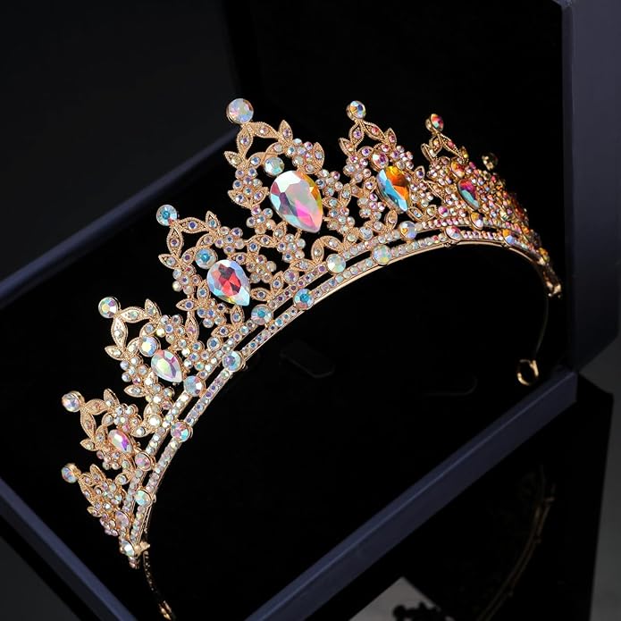 tiaras and crowns for women queen crowns for Women and Girls Crystal Princess Tiaras Rhinestone Tiaras For Wedding Bridal Birthday Prom Pageant Party