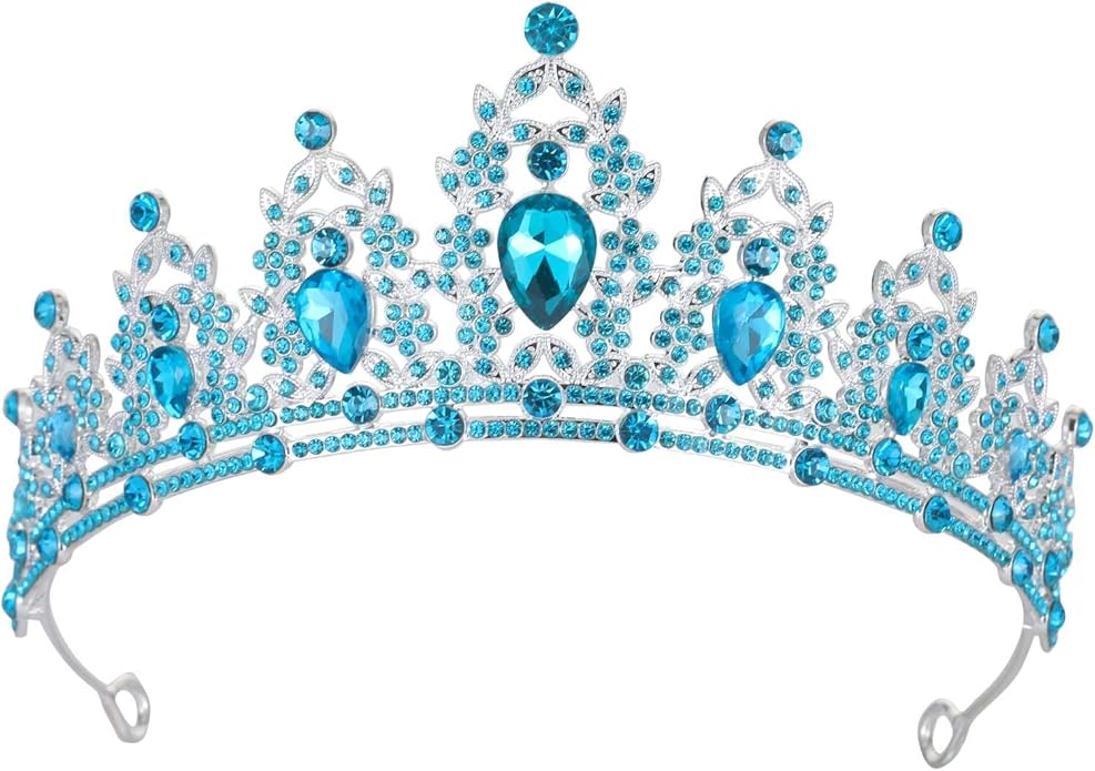 tiaras and crowns for women queen crowns for Women and Girls Crystal Princess Tiaras Rhinestone Tiaras For Wedding Bridal Birthday Prom Pageant Party