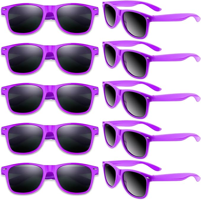 Colorful Party Sunglasses Bulk 20 Packs for Wedding Beach Summer Pool Party Supplies Goodie Bags Stuffers