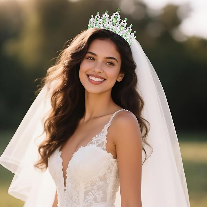 Kamirola - Queen Crown and Tiaras Princess Crown for Women and Girls Crystal Headbands for Bridal, Princess for Wedding and Party（01）