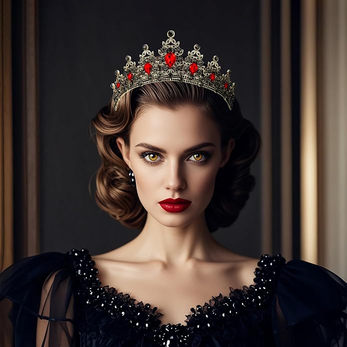 tiaras and crowns for women queen crowns for Women and Girls Crystal Princess Tiaras Rhinestone Tiaras For Wedding Bridal Birthday Prom Pageant Party