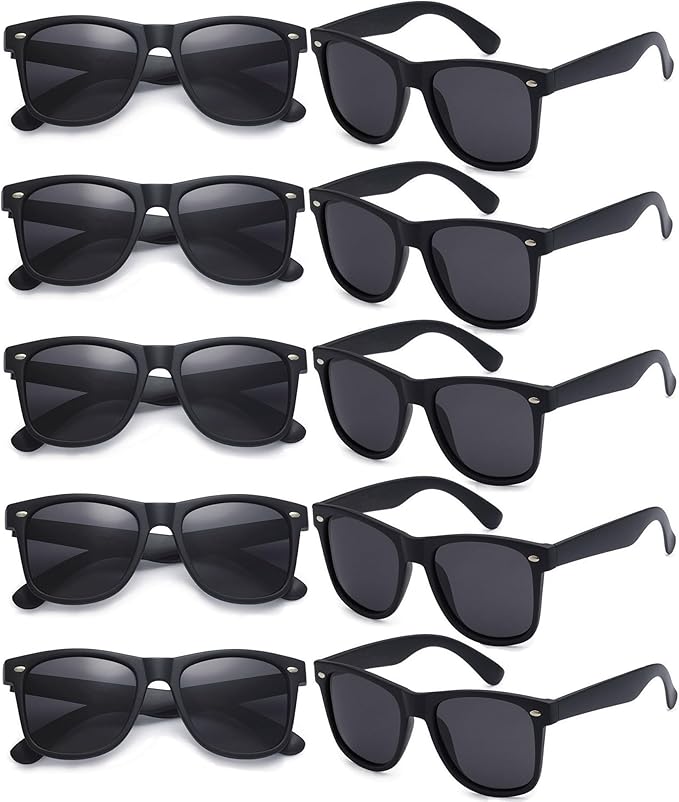 Eyegla Sunglasses Bulk Adults Party Sunglasses 80s Shades Eyewear Party Favors Glasses 10/20 Pack