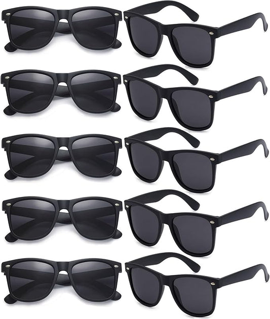 Eyegla Sunglasses Bulk Adults Party Sunglasses 80s Shades Eyewear Party Favors Glasses 10/20 Pack