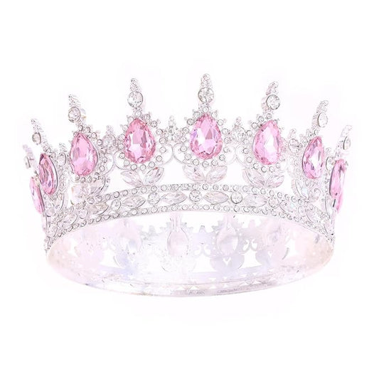 Queen Crown for Women Crystal Tiara for Girl Rhinestone Wedding Headband for Bride Hair Accessories for Costume Birthday Party Prom Gifts