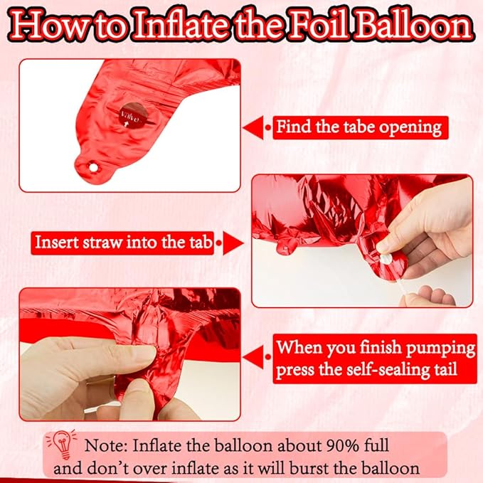 2026 Balloons, 40 Inch 2026 Number Balloons Red 2026 Balloon Large Foil New Year Balloon Numbers 2026 Mylar Baloons for Birthday Christmas Graduation New Years Eve Party Supplies Decorations