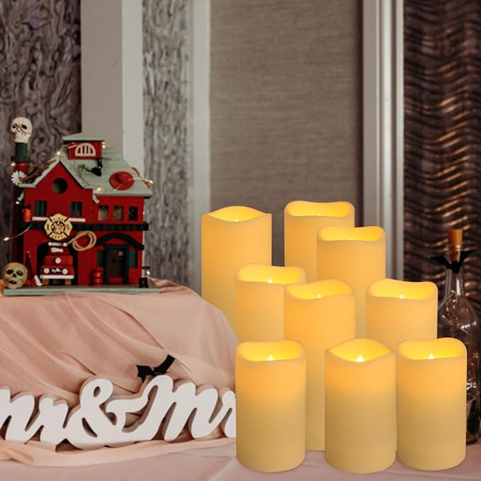 24-Pack LED Flameless Candles with Remote Control - Perfect for Home, Parties, and Special Occasions - Create a Magical Ambiance Effortlessly(Three Sizes)