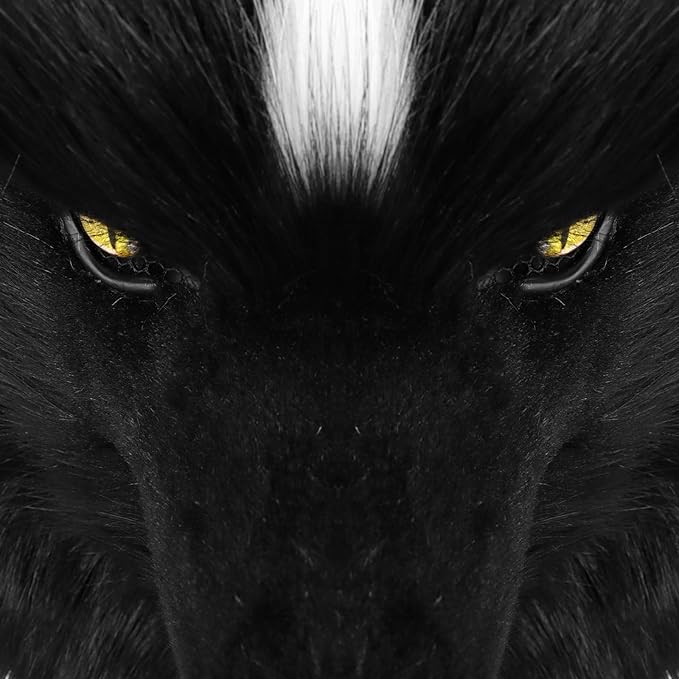 Animal Wolf Mask Cosplay Costume Accessories Furry Faux Fur Dog Fox Full Head Therian Masks Anime Dress up Party