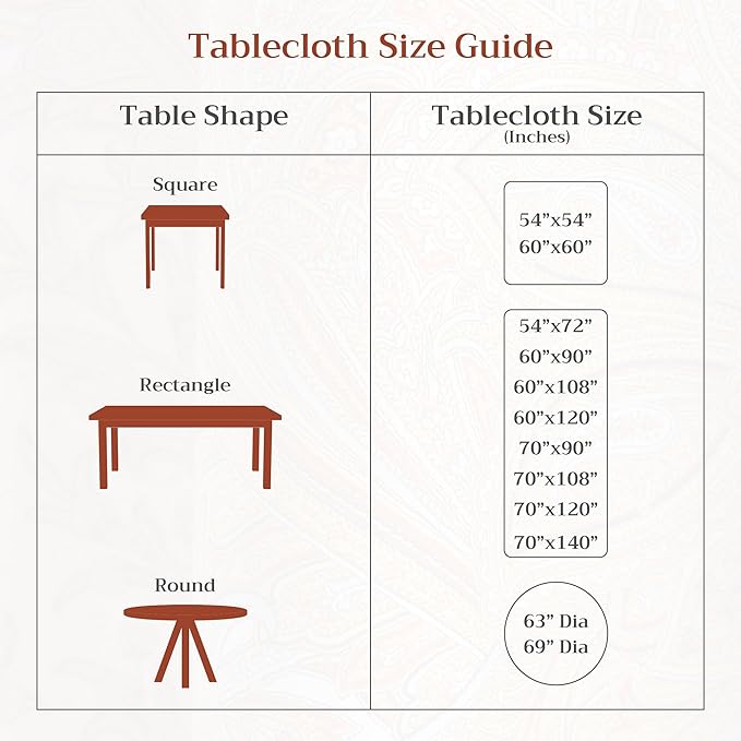 Maison d' Hermine Table Cloth Round Table 100% Cotton 69 Inches Fall Tablecloth Reusable Everyday Use for Thanksgiving Christmas Decorations Dining Farmhouse Party (Pretty Autumn)