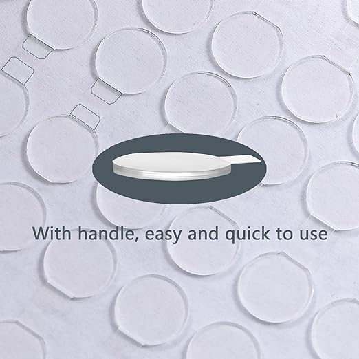 Adhesive Stick dots Two-Sided Sided Mounting Putty Stick Tack for Wall Hanging Crafts Balloons Festival Party Decorations,Clean Removable(0.6"*0.6"-80)