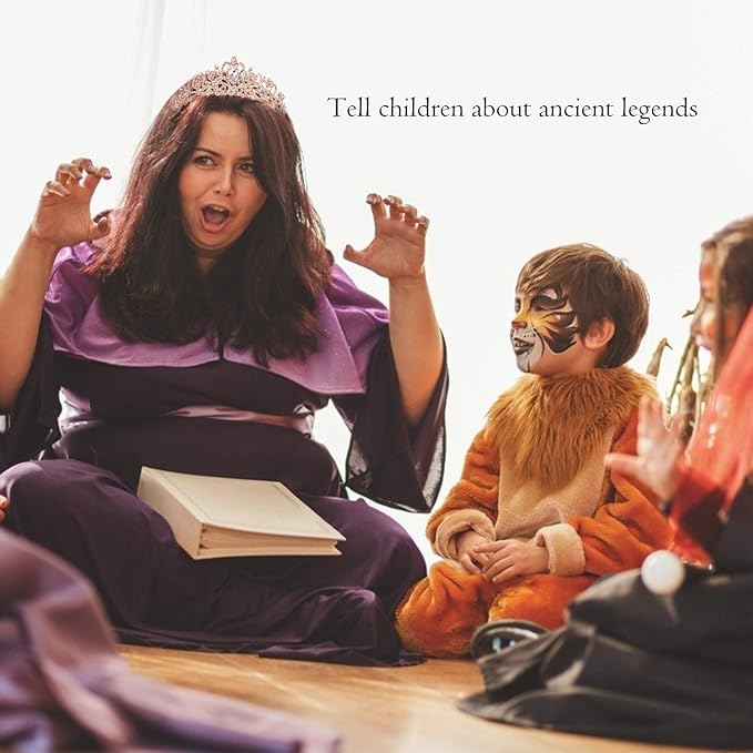 VELSCRUN Birthday Tiara & Crown Set - Princess Sash, Happy Birthday Girl Tiara, Party Decorations & Gifts