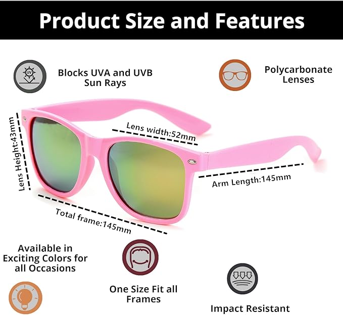 Eyegla Sunglasses Bulk Adults Party Sunglasses 80s Shades Eyewear Party Favors Glasses 10/20 Pack