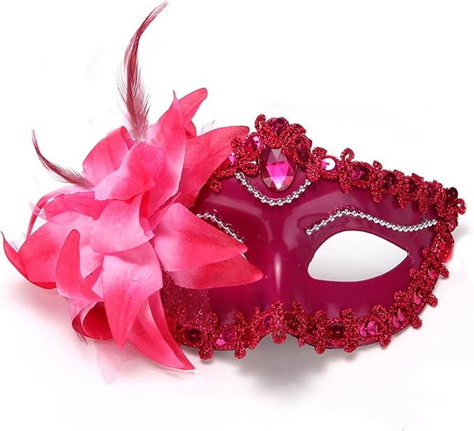 Masquerade Mask for Women Venetian Halloween Carnival Masks for Party Prom Ball