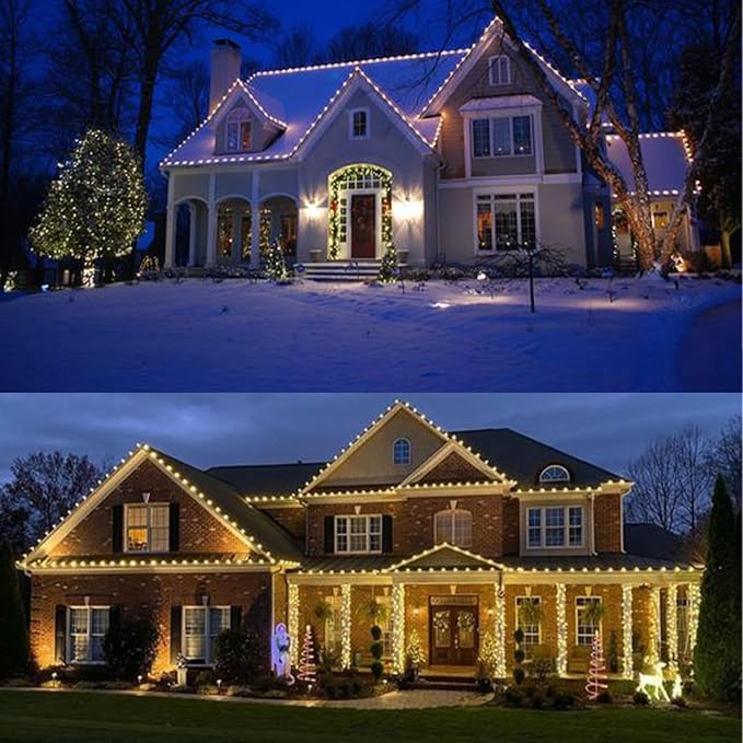 litogo 116FT Patio Lights Waterproof, Led Outdoor String Lights with Edison Bulbs Shatterproof, Soft White Hanging Outside Lights for Backyard Deck Party Garden Bistro Tent