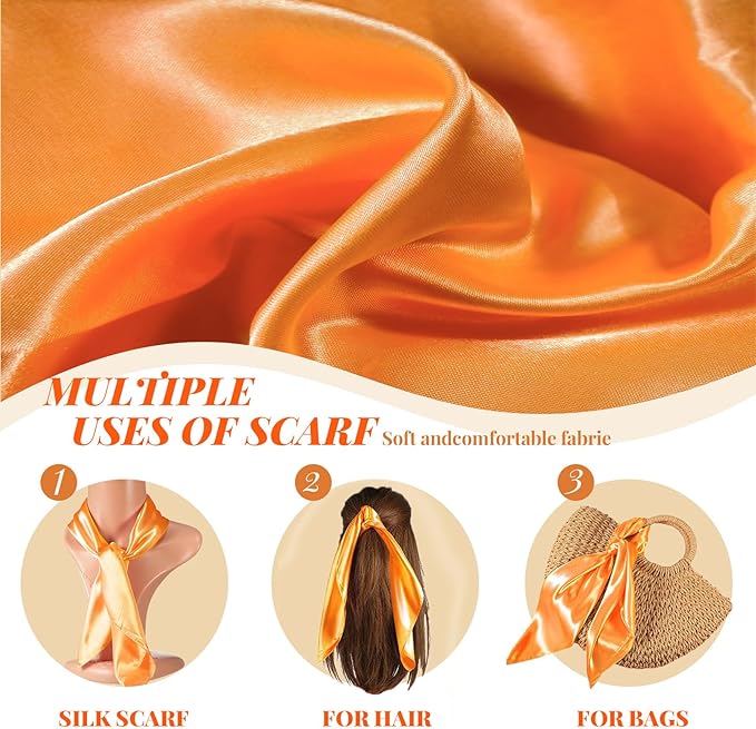 4 Pcs 70s 60s Accessories Women Hippie Disco Groovy Costume Accessories Headband Dangle Earrings Sunglasses Silk Scarf