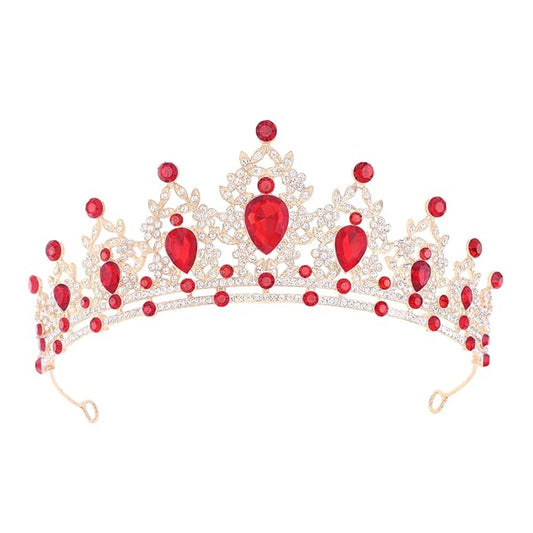Princess Tiara and Crown for Women Wedding Tiaras for Bridal girls Tiaras and Crystal Crowns Rhinestone Headband Metal Hair Accessories for Costume Birthday Party Prom Gifts