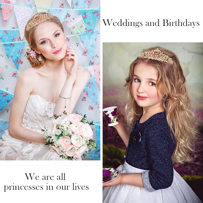 Birthday Girl Tiara and Crown with Sash, Headband and Party Decorations