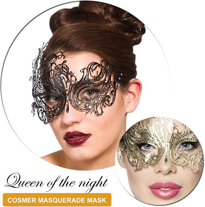 Masquerade Mask for Women Men Couple Venetian Mask Roman Greek Mask for Halloween Costume Party Prom