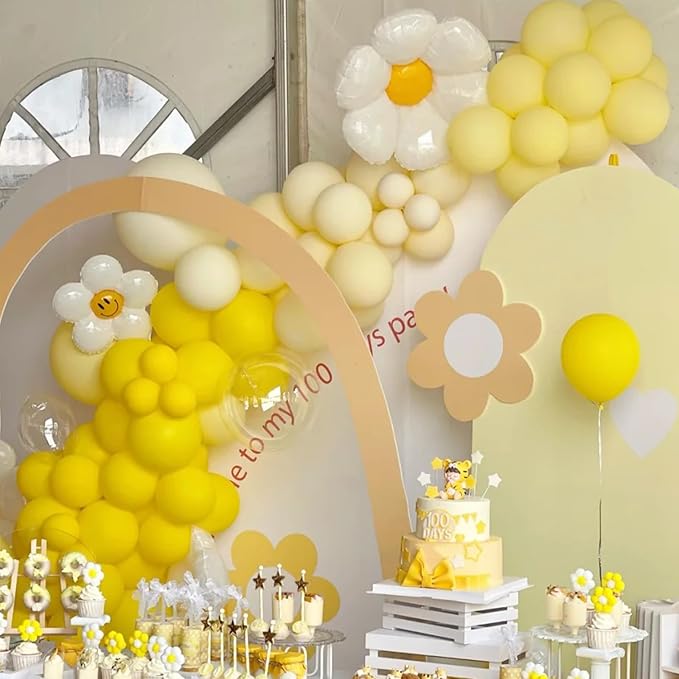 Lemon Yellow Balloons, 66pack 12inch Mustard Yellow Latex Party Balloons for Birthday Baby Shower Graduation Wedding Gender Reveal Anniversary Party Decorations