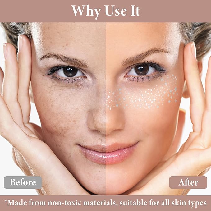 16 PCS Face Glitter, Silver Face Tattoos Stickers, Temporary Body Face Glitter, Makeup Patches for Women Girls Music Festival, Carnival Party, Halloween