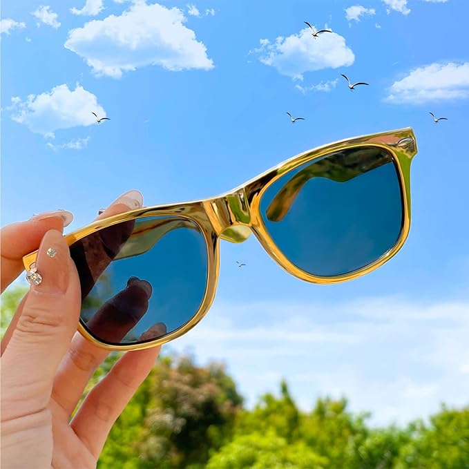 Pibupibu Neon Colors Party Favor Supplies Unisex Sunglasses Pack of 8
