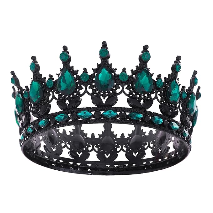Queen Crown for Women Crystal Tiara for Girl Rhinestone Wedding Headband for Bride Hair Accessories for Costume Birthday Party Prom Gifts