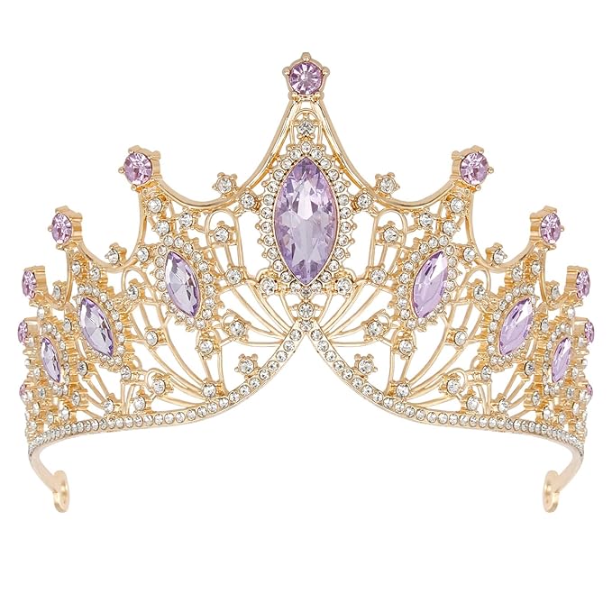 Tiaras Headbands Crown for Women and Girls, Princess Rhinestone Crown for Bridal, Crystal Queen Tiara Head Band Hair Accessories for Prom Wedding and Party