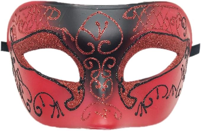 Coolwife Couples Masquerade Masks Metal Venetian Mardi Gras Party Evening Prom Costume Mask
