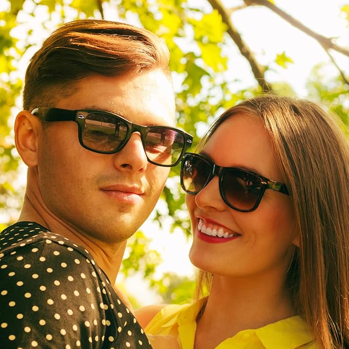 Pibupibu Neon Colors Party Favor Supplies Unisex Sunglasses Pack of 8