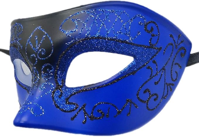 Coolwife Couples Masquerade Masks Metal Venetian Mardi Gras Party Evening Prom Costume Mask