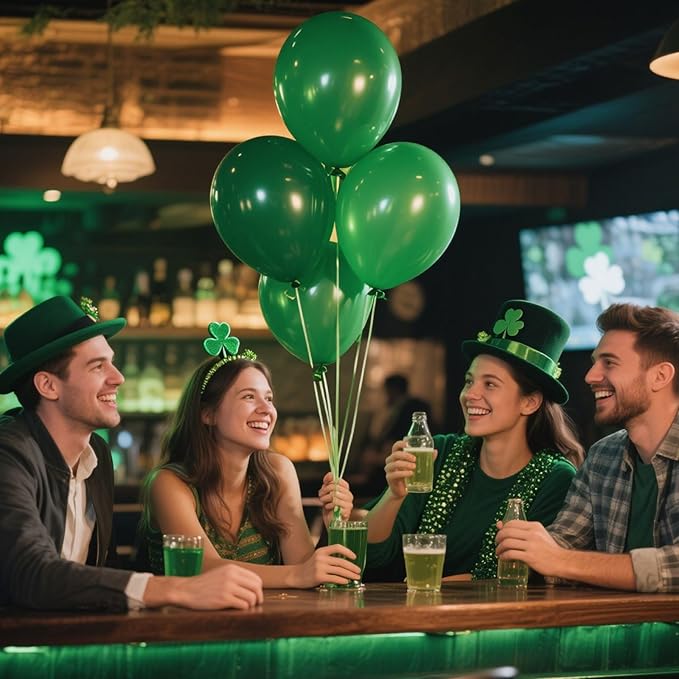 Green Balloons 145 pcs Dark Green Safari Party Decorations Different Sizes of 18 12 10 5 Inch Emerald Green Balloons for Balloon Garland Balloon Arch as Wedding Birthday Party Decorations