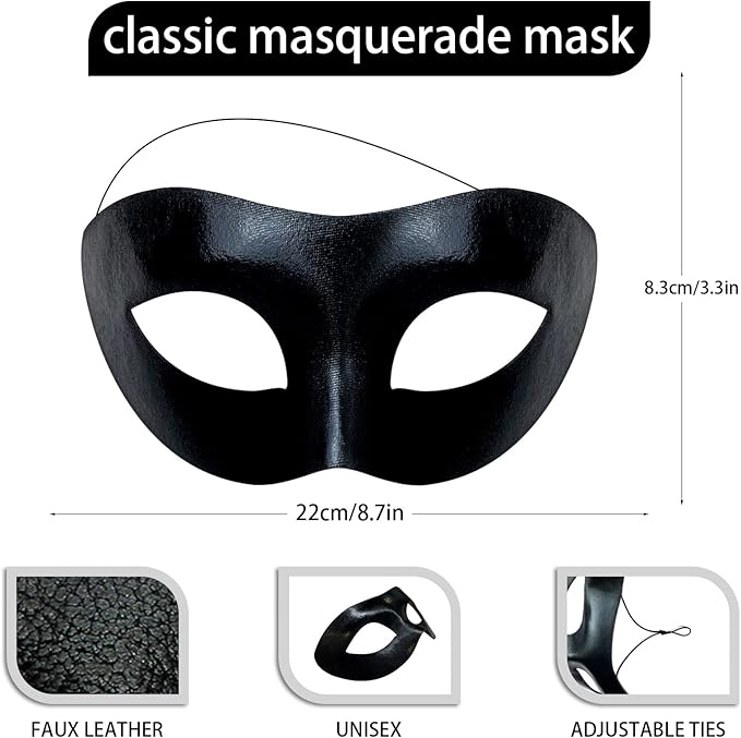 IncreDecor Couple Masquerade Lace Mask Set, Fit for Women and Men Venetian Halloween Masks, Specially for Costume, Mardi Gras