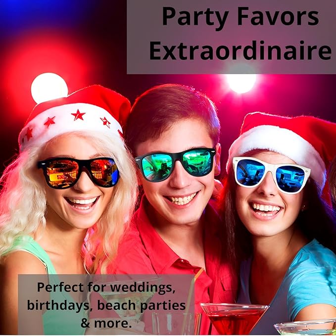 Eyegla Sunglasses Bulk Adults Party Sunglasses 80s Shades Eyewear Party Favors Glasses 10/20 Pack