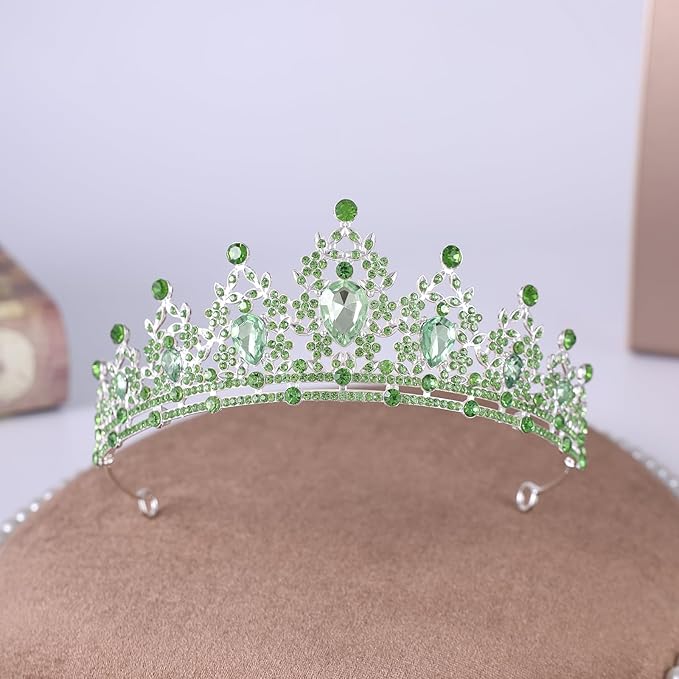 Princess Tiara and Crown for Women Wedding Tiaras for Bridal girls Tiaras and Crystal Crowns Rhinestone Headband Metal Hair Accessories for Costume Birthday Party Prom Gifts