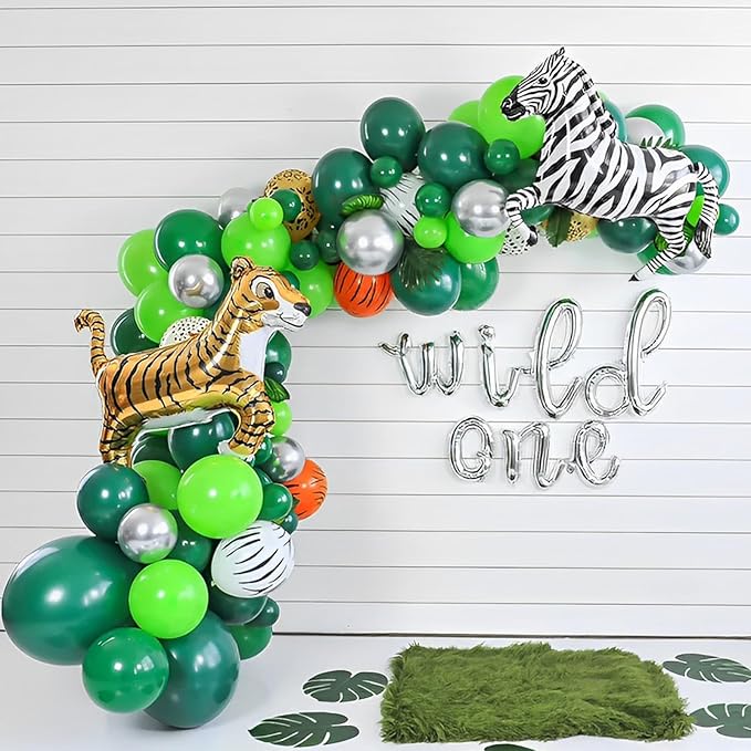 Dark Green Balloons, 66pack 12inch Green Latex Party Balloons for Birthday, Graduation, St. Patrick's Day, Christmas, Baby Shower, Dinosaur Party, Anniversary Party Decorations