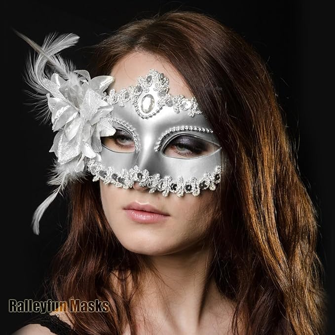 Masquerade Mask for Women Venetian Halloween Carnival Masks for Party Prom Ball