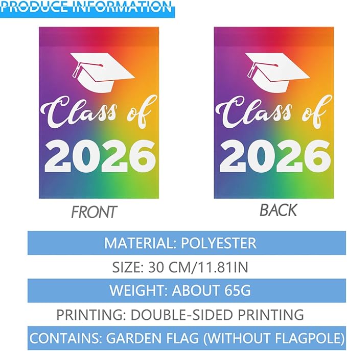 Class Of 2026 Senior 2026 Graduation Flag Hilarious Banner For Porch Next Day Delivery