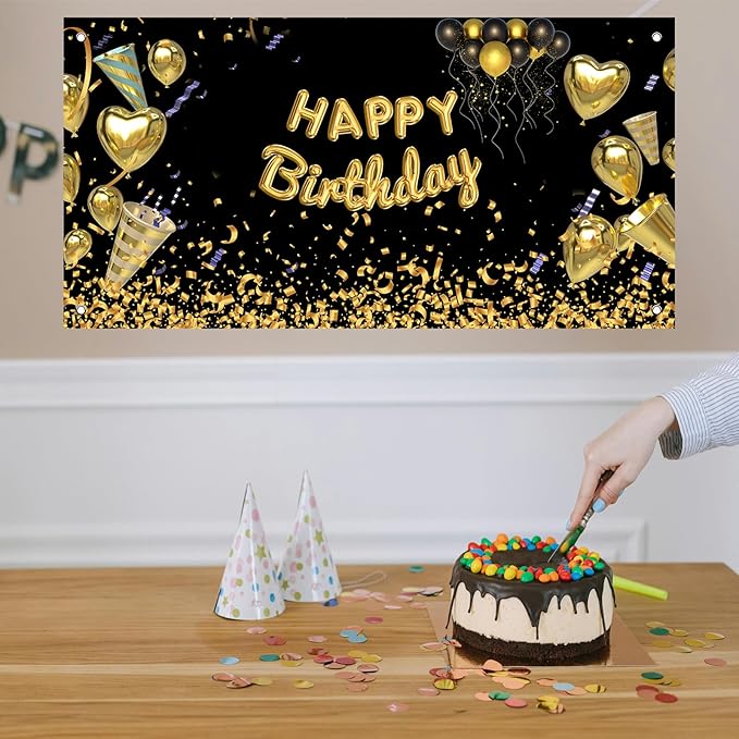 Custom Banners And Signs 6x3 Ft,Personalized Banner With Photo/Text, Banners Customized For Business Birthday Graduation Parties Indoor Outdoor