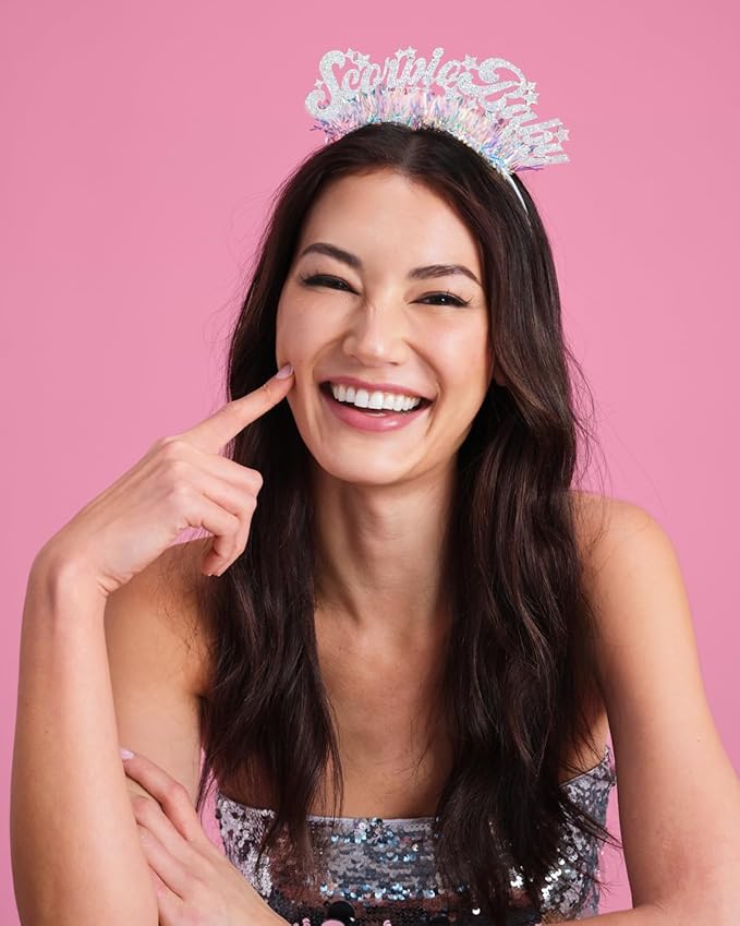 xo, Fetti Scorpio Baby Headband - Fits Adult + Child | Zodiac Hair Accessory, Horoscope Favor, Astrology Birthday Party Decorations