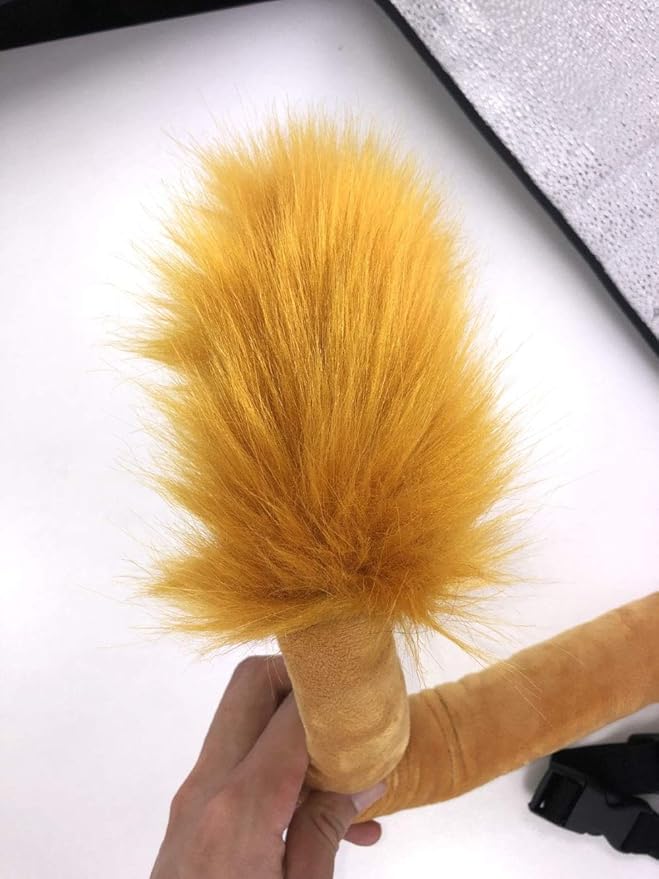 HAOAN Deluxe Long Plush Lion Tail Halloween Party Christmas Costume Accessory