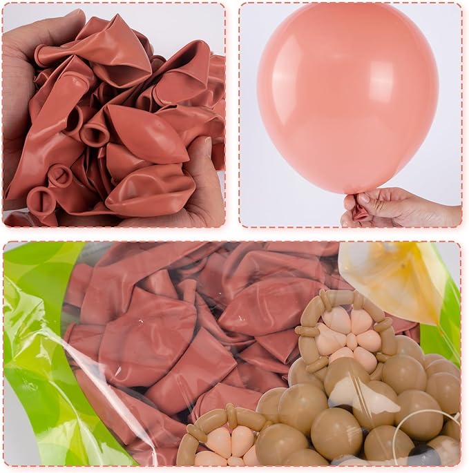 PartyWoo Dusty Pink Balloons 50 pcs 12 Inch Blush Pink Dusty Rose Latex Helium Balloons for Baby Shower Bridal Shower Gender Reveal Boho Theme Princess Birthday Party Decorations Pink-F01