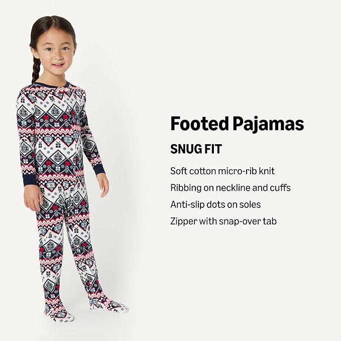Amazon Essentials Matching Holiday Family Pajama Sets