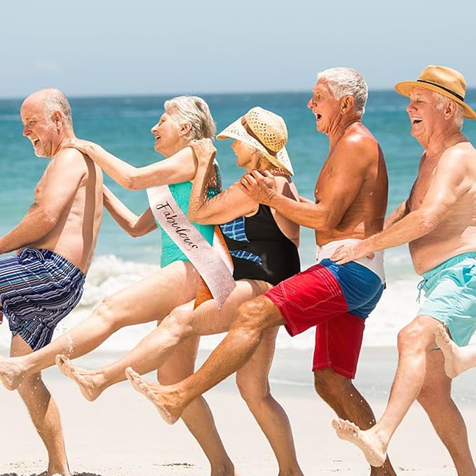 VELSCRUN 60th Birthday Queen Headband, Tiara Crown for Women, 60th Birthday Decorations for Her, Birth Queen Tiaras Crowns Sash for Women Mom Birth Party Decoration Hair Accessories Rose Gold