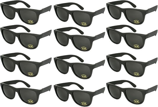 EDGEIWEAR 80s Neon Party Sunglasses for Adult Party Favors with CPSIA certified-Lead(Pb) Content Free