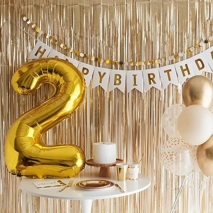 40 inch Gold Number Balloon Giant Foil Helium Balloons Gold Number 9 Balloon for 9th Birthday Party Anniversary Decorations Supplies