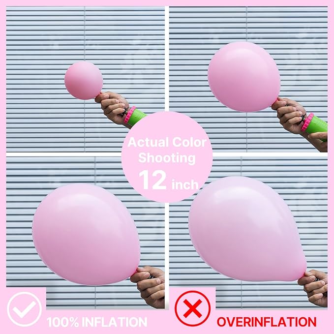 PartyWoo Light Pink Balloons 85 pcs Different Sizes of 18 12 10 5 Inch Pastel Baby Pale Pink Balloon Arch Kit Garland for Baby Shower Valentine's Day Princess Birthday Party Decorations Pink-Q05