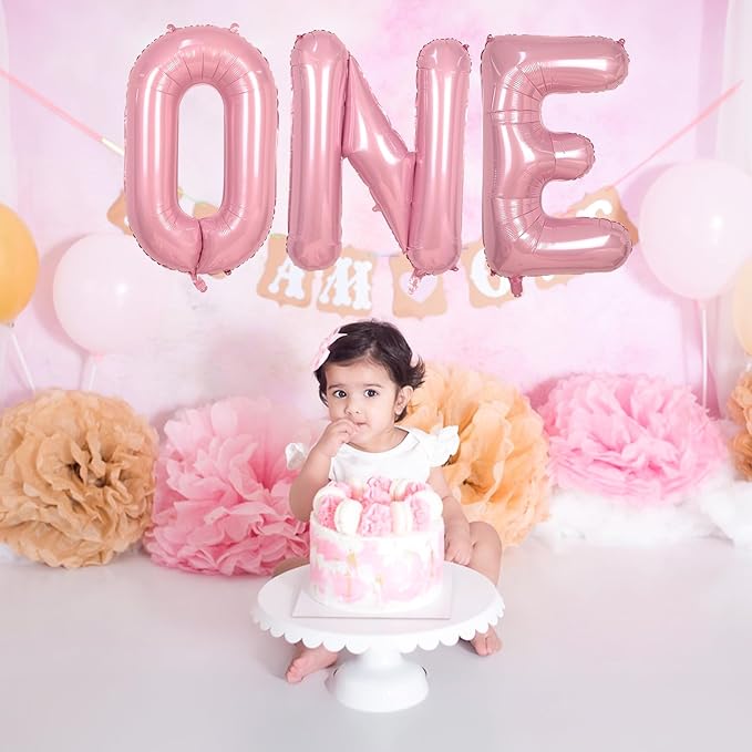 Pastel Pink W Balloon, 40 Inch Giant Baby Pink Mylar Helium Foil Letter W for Girls, Self Inflating Alphabet W Birthday Balloon for Women Anniversary Baby Shower Princess Party Decorations Supplies