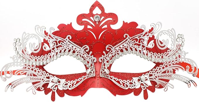 Coddsmz Couple Masquerade Mask Set - Venetian & Mardi Gras Mask for Women & Men