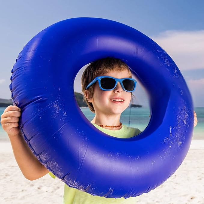 Pibupibu Kids Neon Colors Party Favor Supplies Unisex Sunglasses Pack of 8